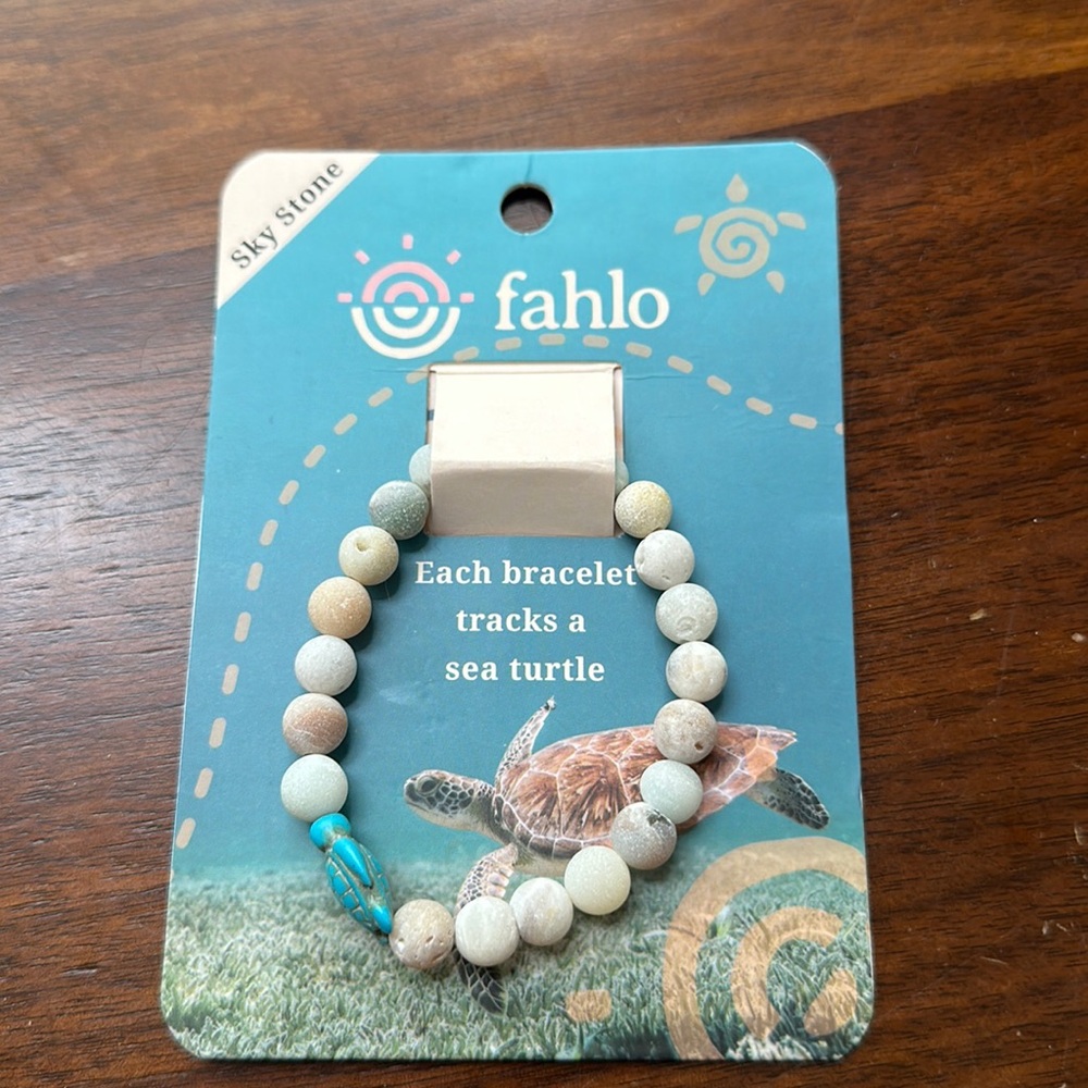 Sea turtle tracking bracelet